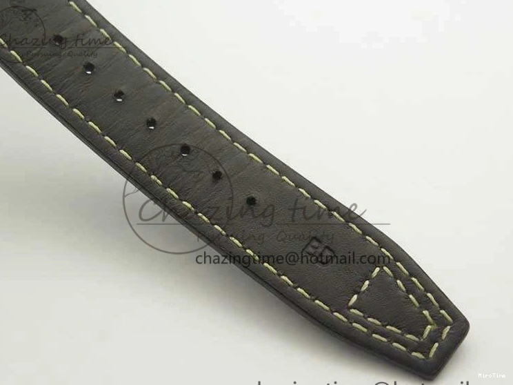 MIROTIME 0318 TimelessDesign Big Pilot IW510301 Satin-Polished SS YLF Best Edition Black Dial On Leather Strap A 7213